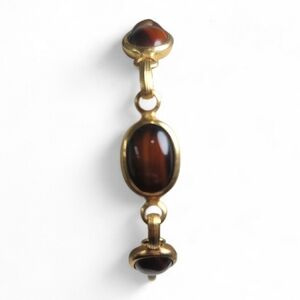 Vintage Sarah Coventry Faux Tiger's Eye Bracelet from the "Wood Nymph" Series